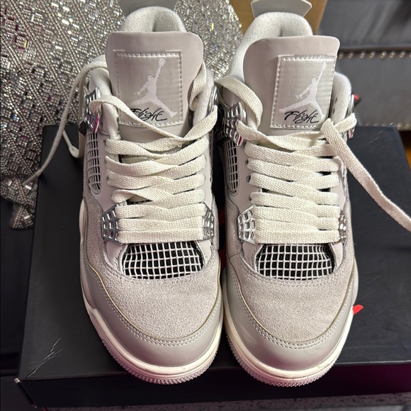 Gray and Silver Sneakers - Picture 4 of 13